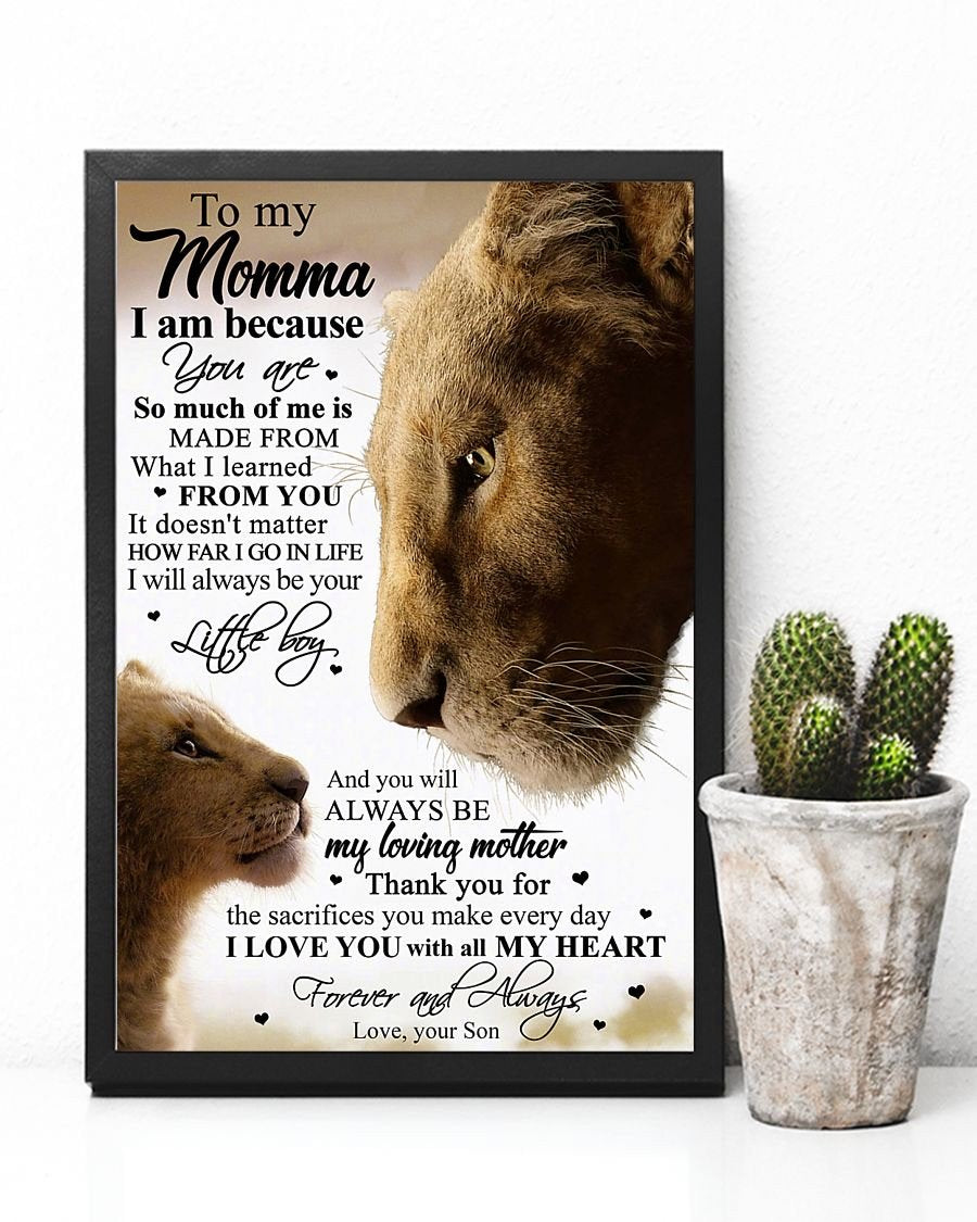 To My Mom Poster-A Loves Gift