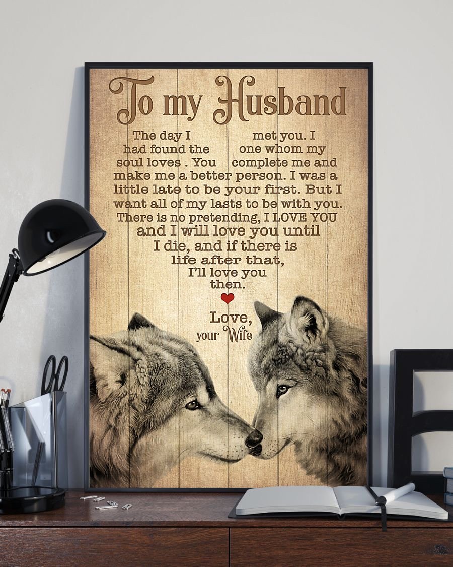 Perfect Gifts For Husband - To My Husband Poster-A Loves Gift