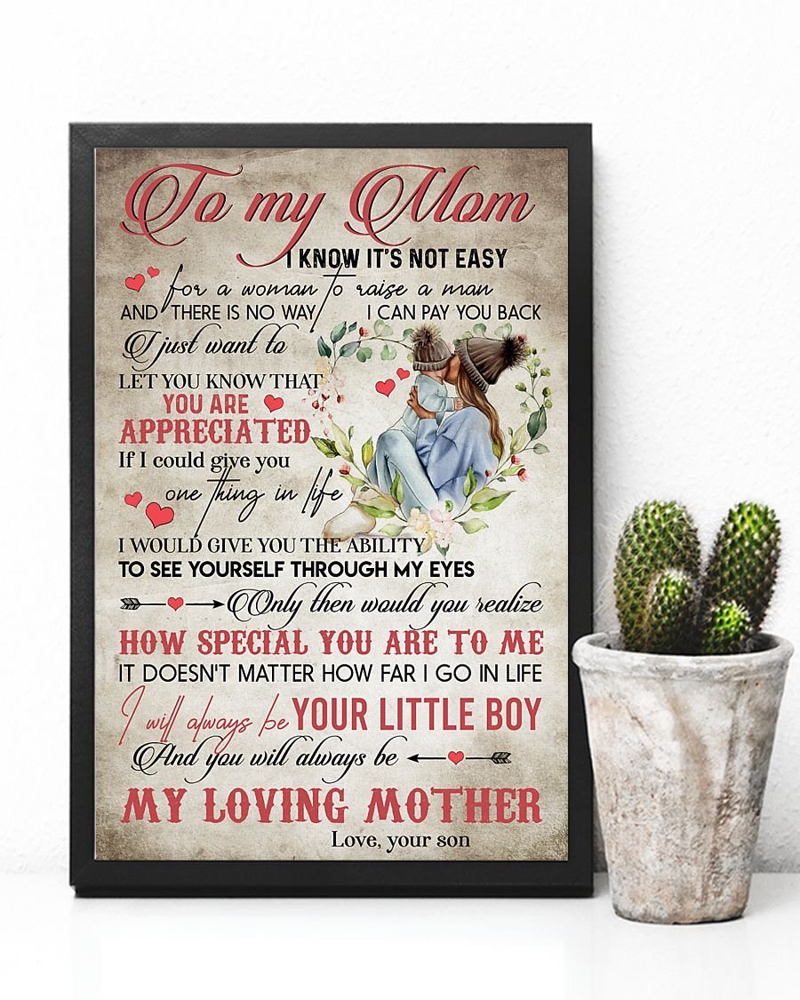 To My Mom Poster-A Loves Gift
