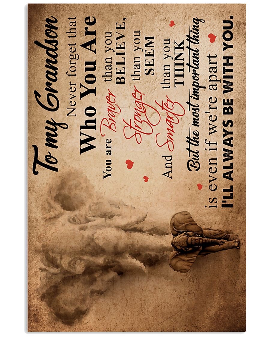 To My Grandson Poster-A Loves Gift