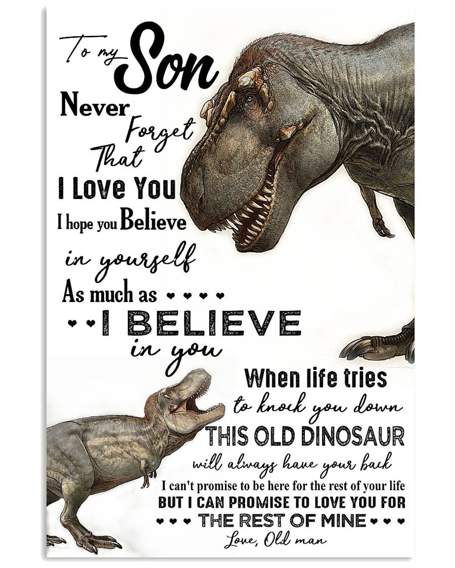 To My Son Poster - Great Gifts For Your Son-A Loves Gift