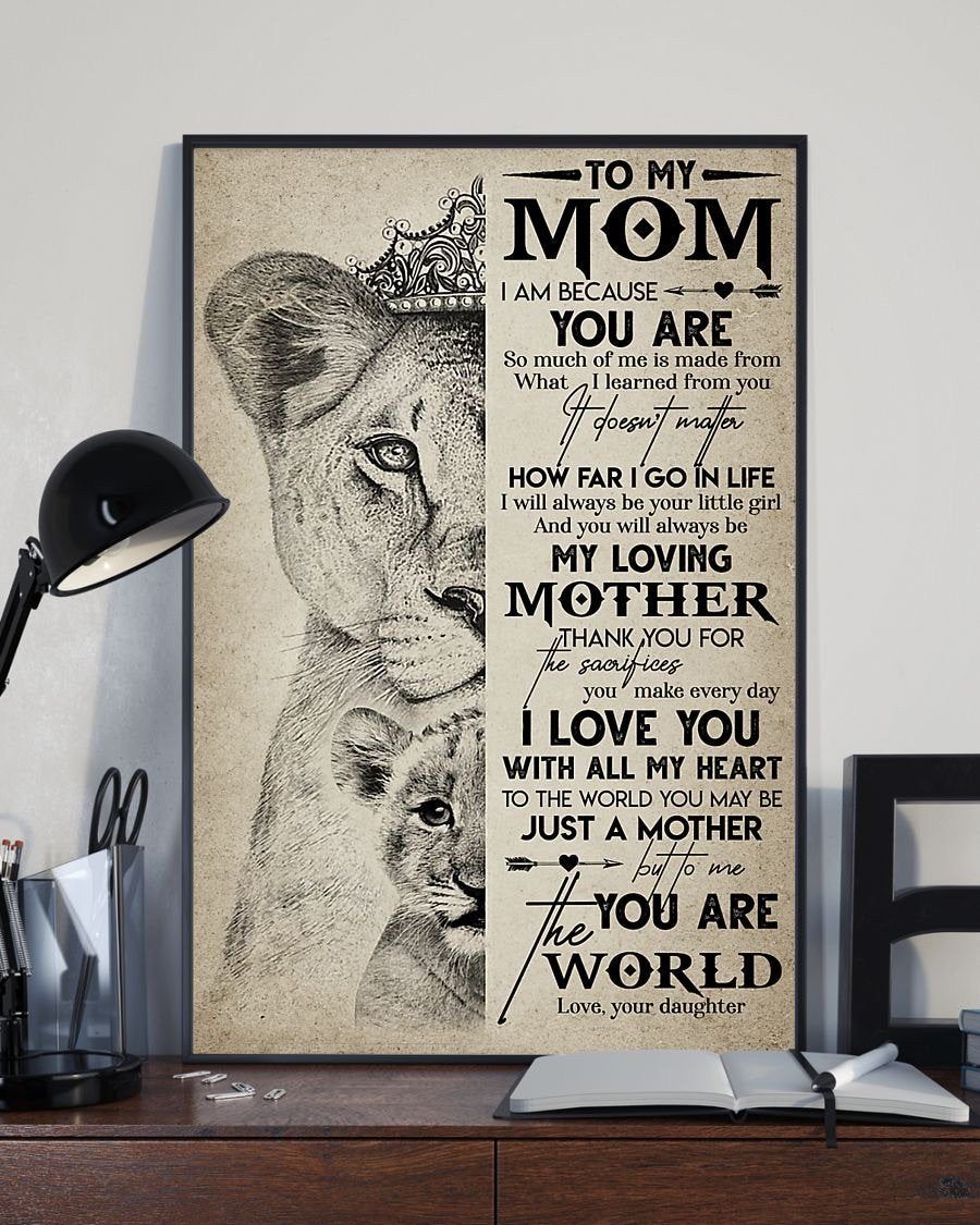 To My Mom Poster-A Loves Gift