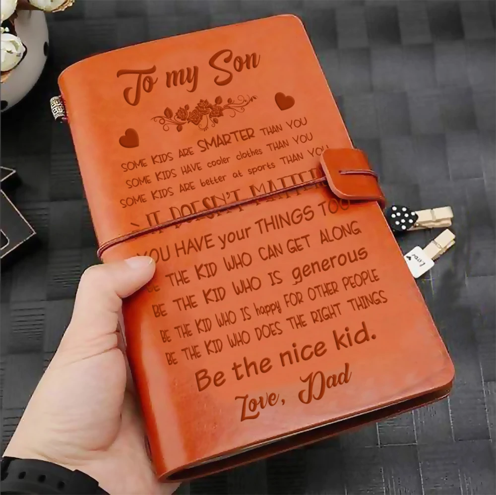 To My Son - Vintage Journal Notebook-A Loves Gift