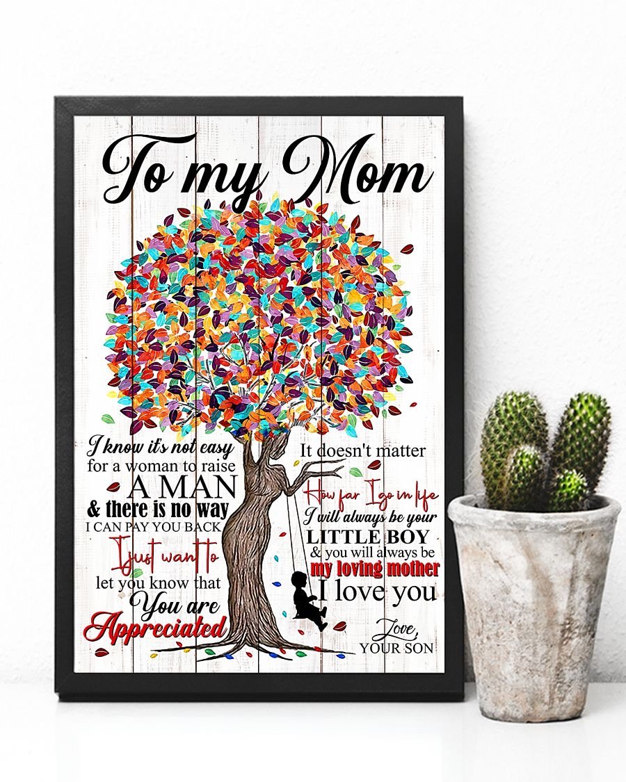 To My Mom Poster-A Loves Gift