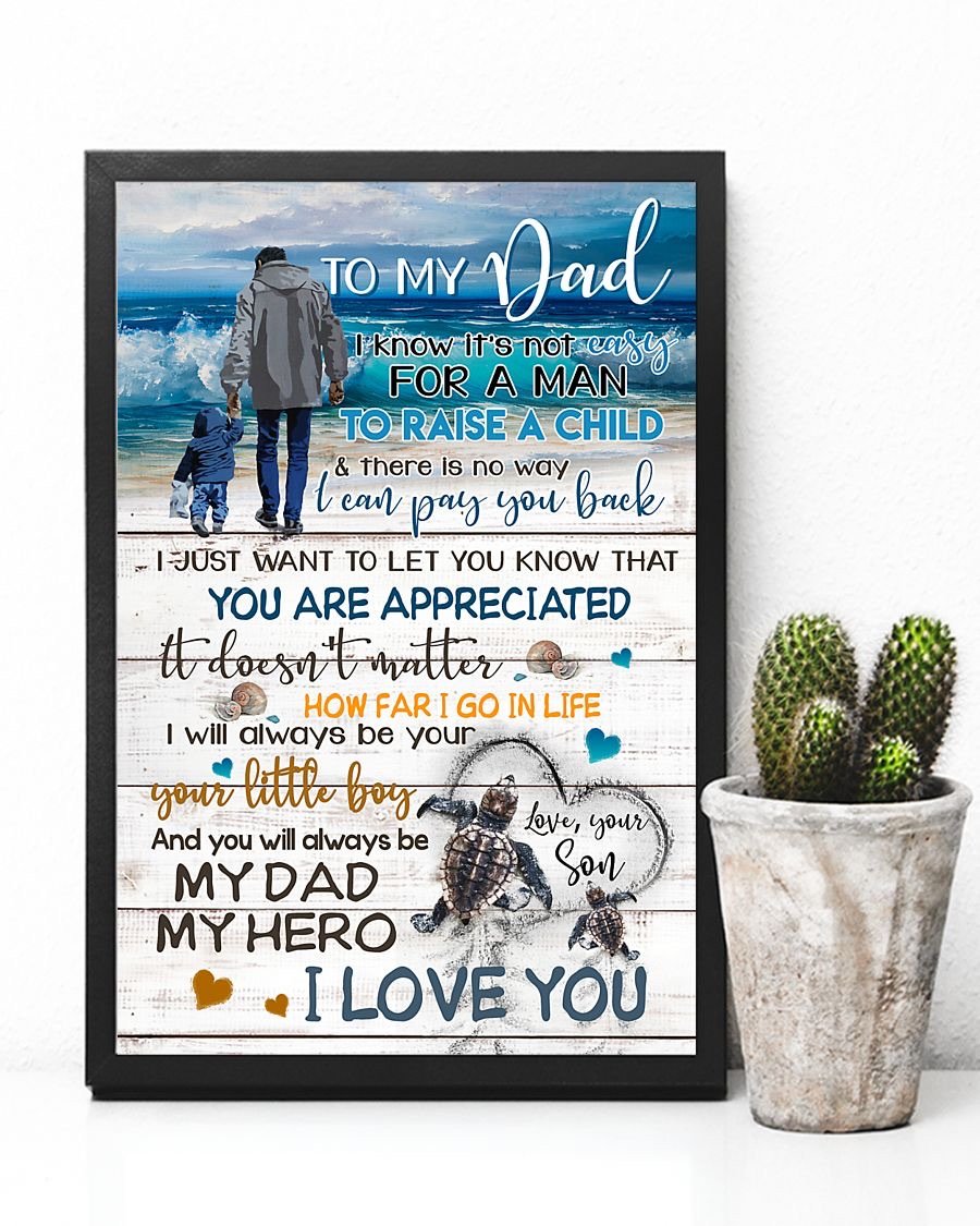 To My Dad Poster-A Loves Gift