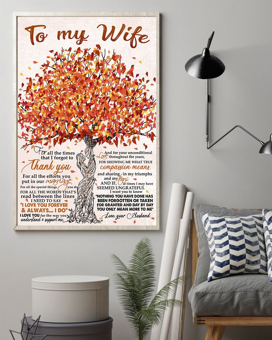 Perfect Gifts For Wife - To My Wife  Poster-A Loves Gift
