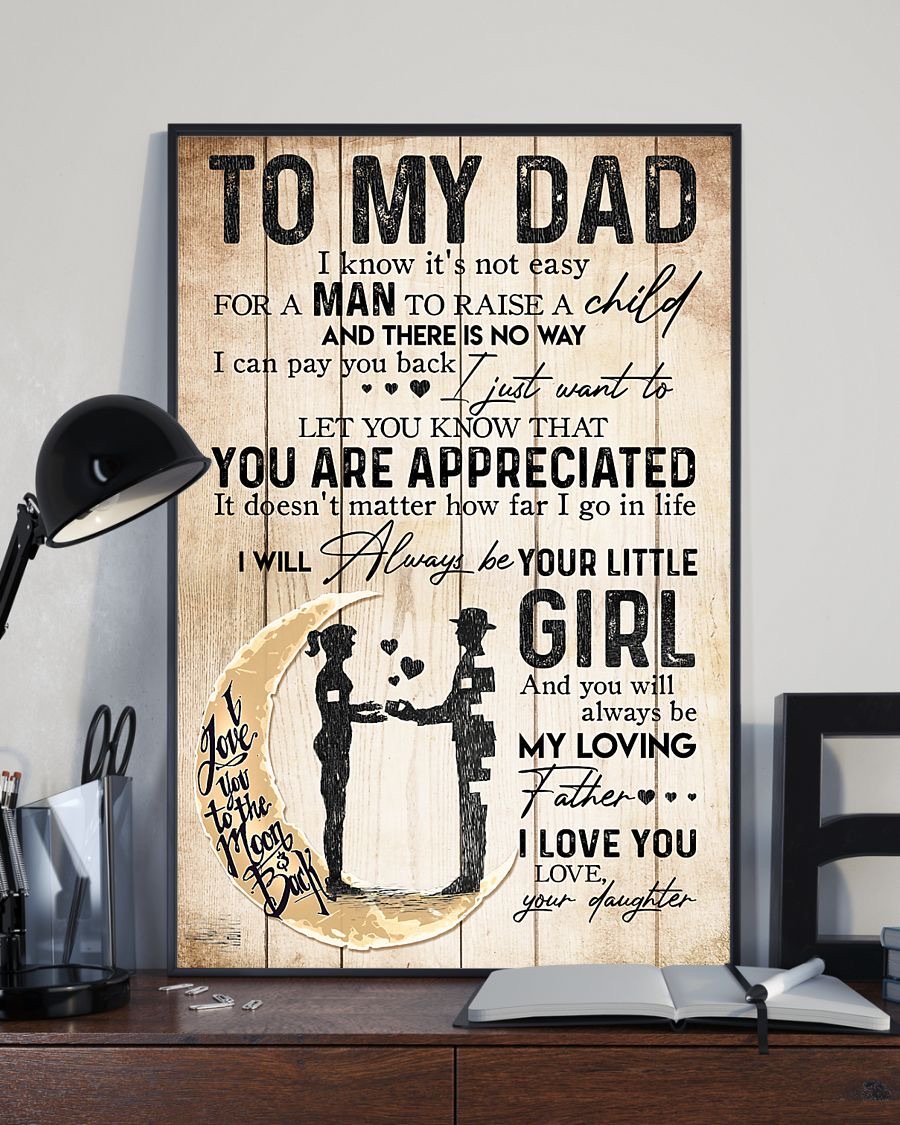To My Dad Poster-A Loves Gift