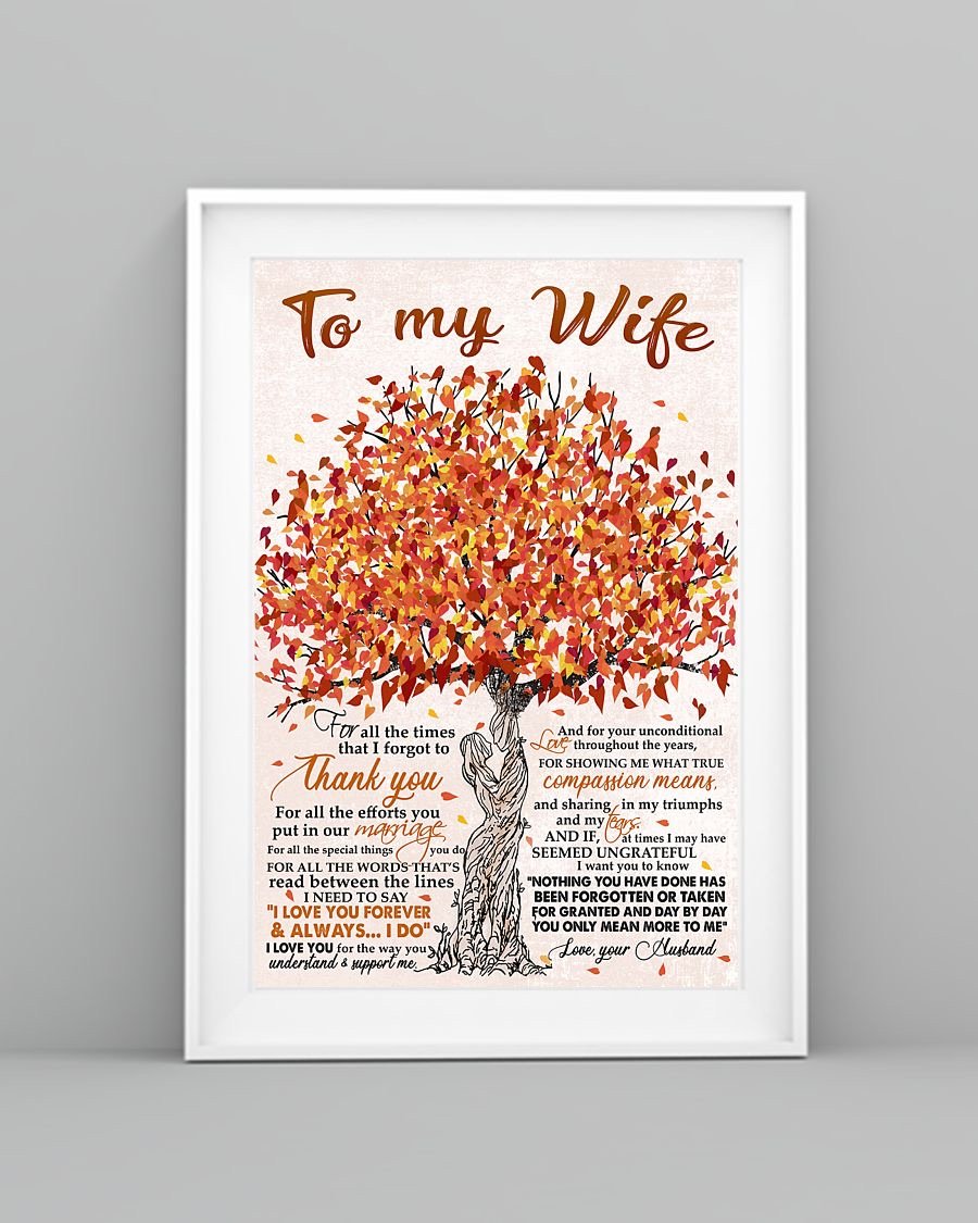 Perfect Gifts For Wife - To My Wife  Poster-A Loves Gift