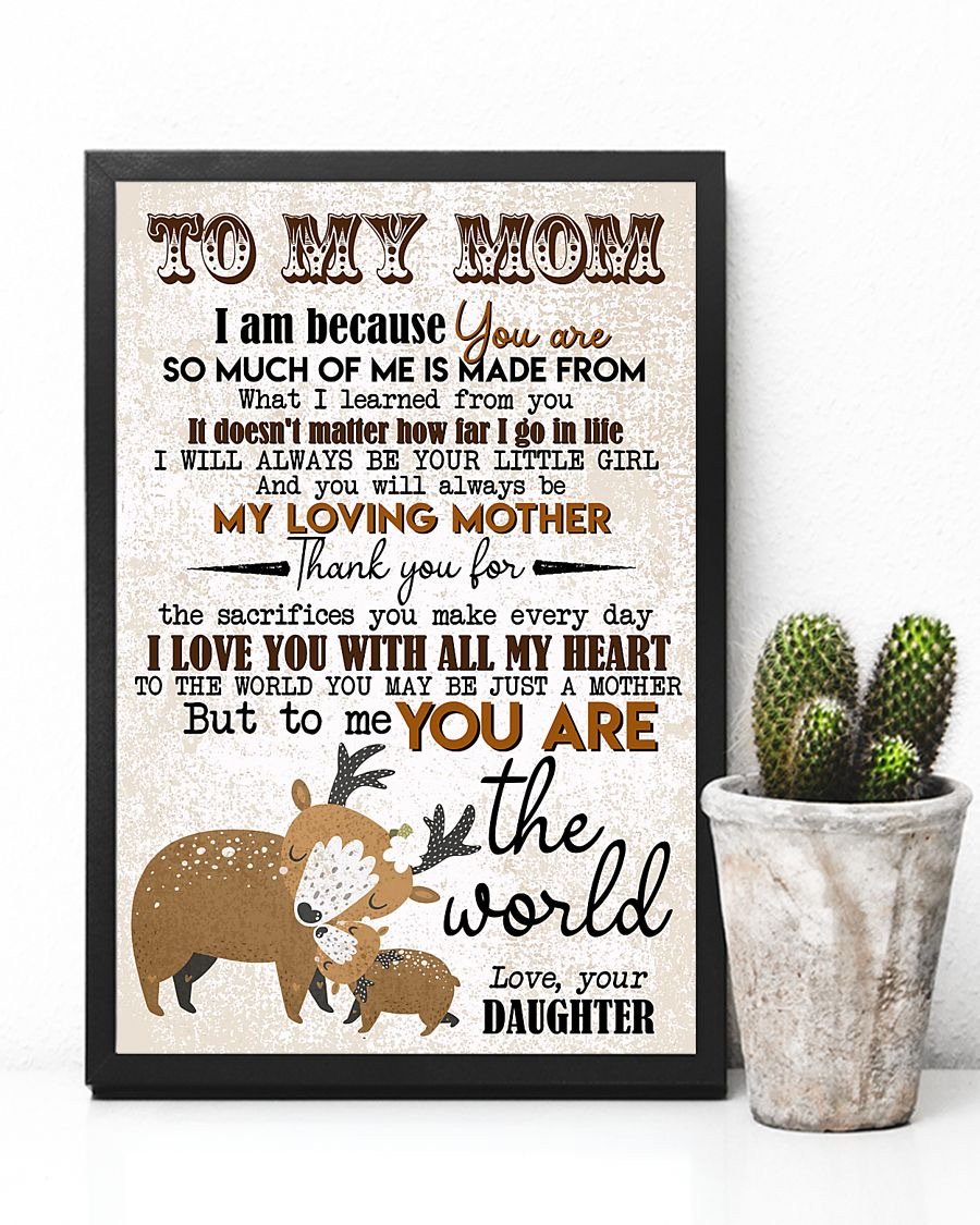 To My Mom Poster-A Loves Gift