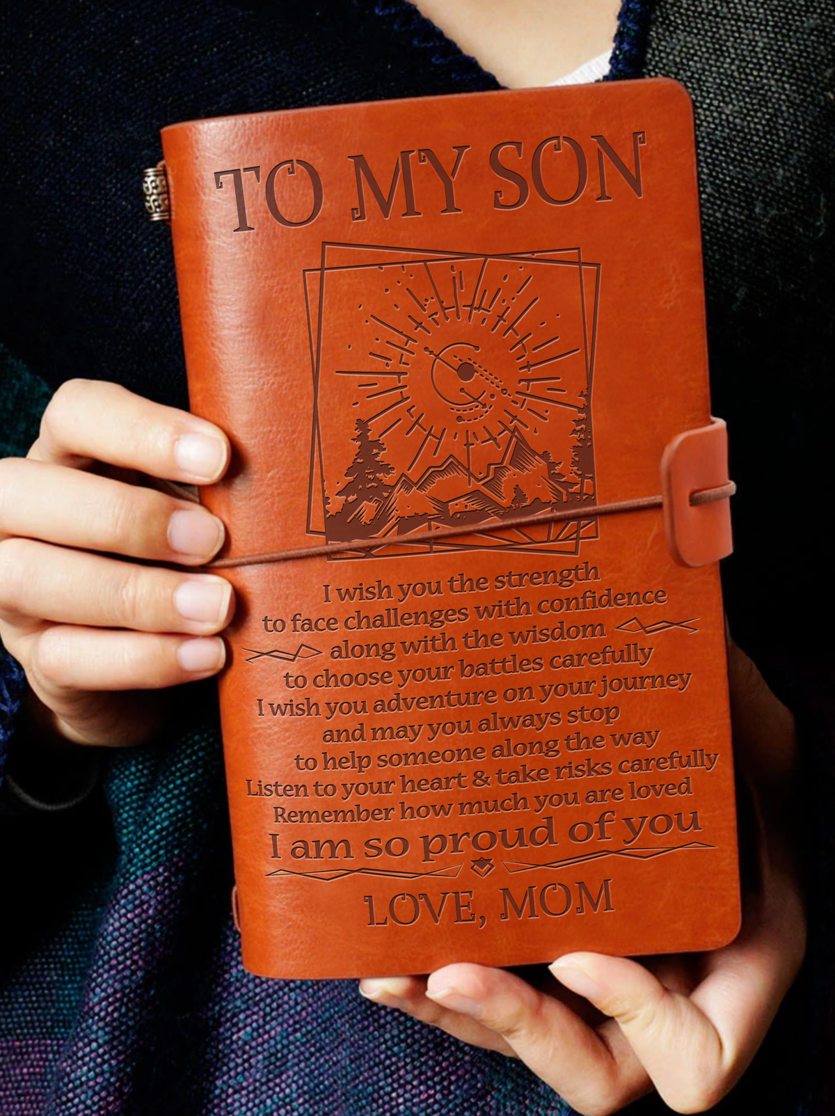 To My Son - Vintage Journal Notebook-A Loves Gift