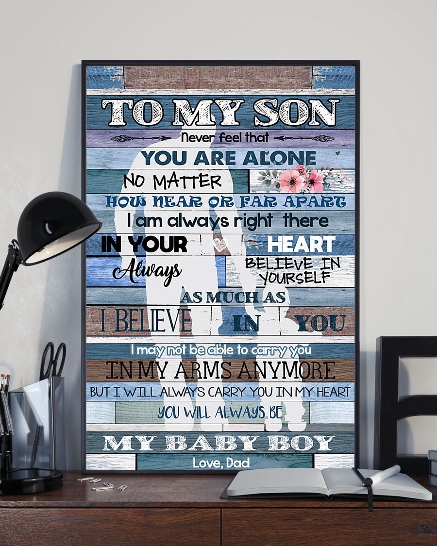 To My Son Poster - Great Gifts For Your Son-A Loves Gift