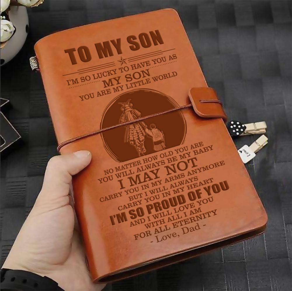 To My Son - Vintage Journal Notebook-A Loves Gift