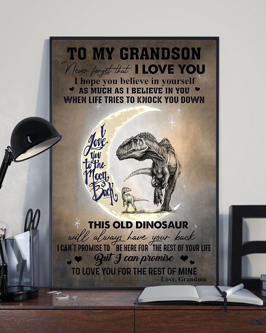 To My Grandson Poster-A Loves Gift
