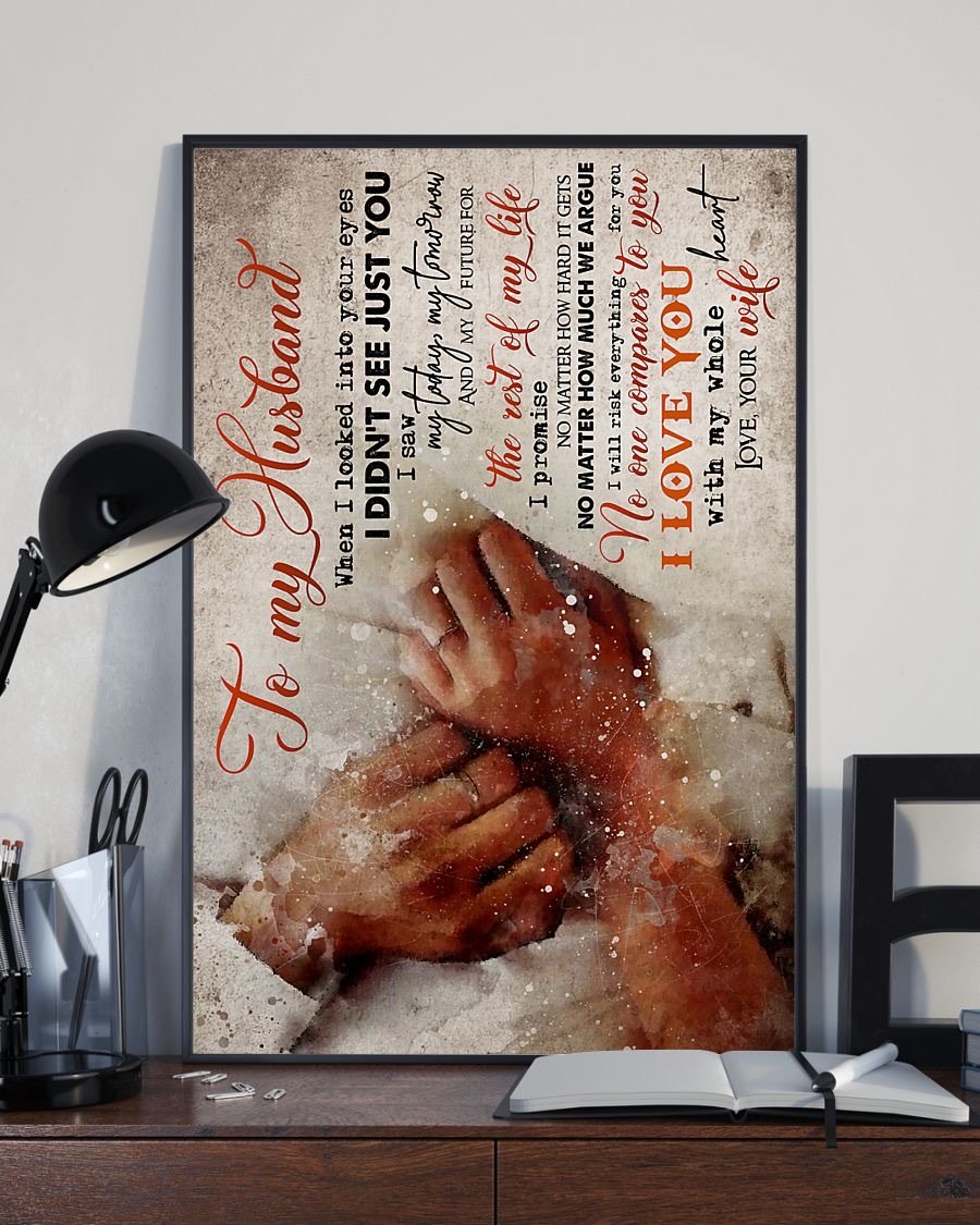 Perfect Gifts For Husband - To My Husband Poster-A Loves Gift