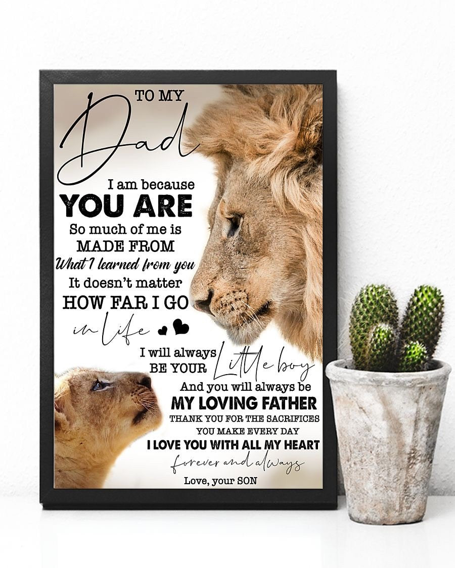 To My Dad Poster-A Loves Gift