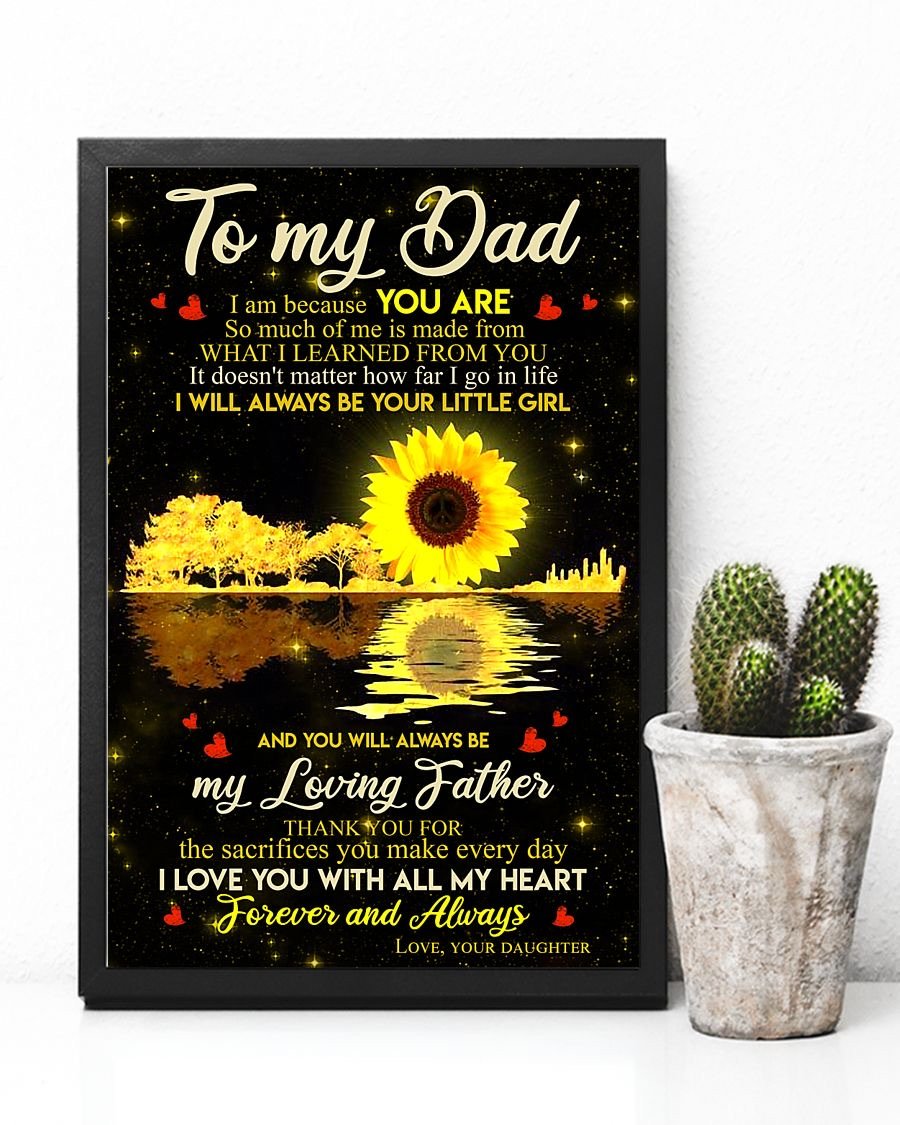 To My Dad Poster-A Loves Gift