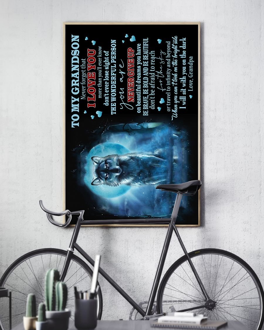 To My Grandson Poster-A Loves Gift