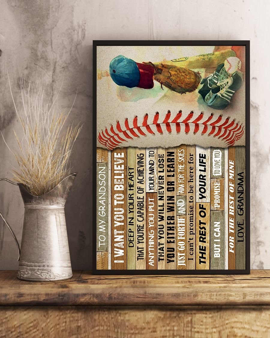 To My Grandson Poster-A Loves Gift