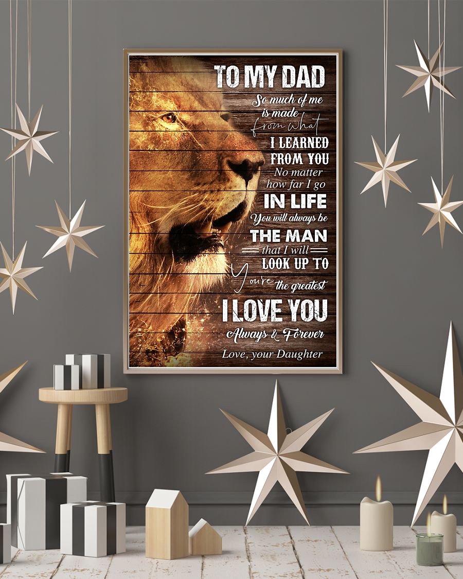 To My Dad Poster-A Loves Gift