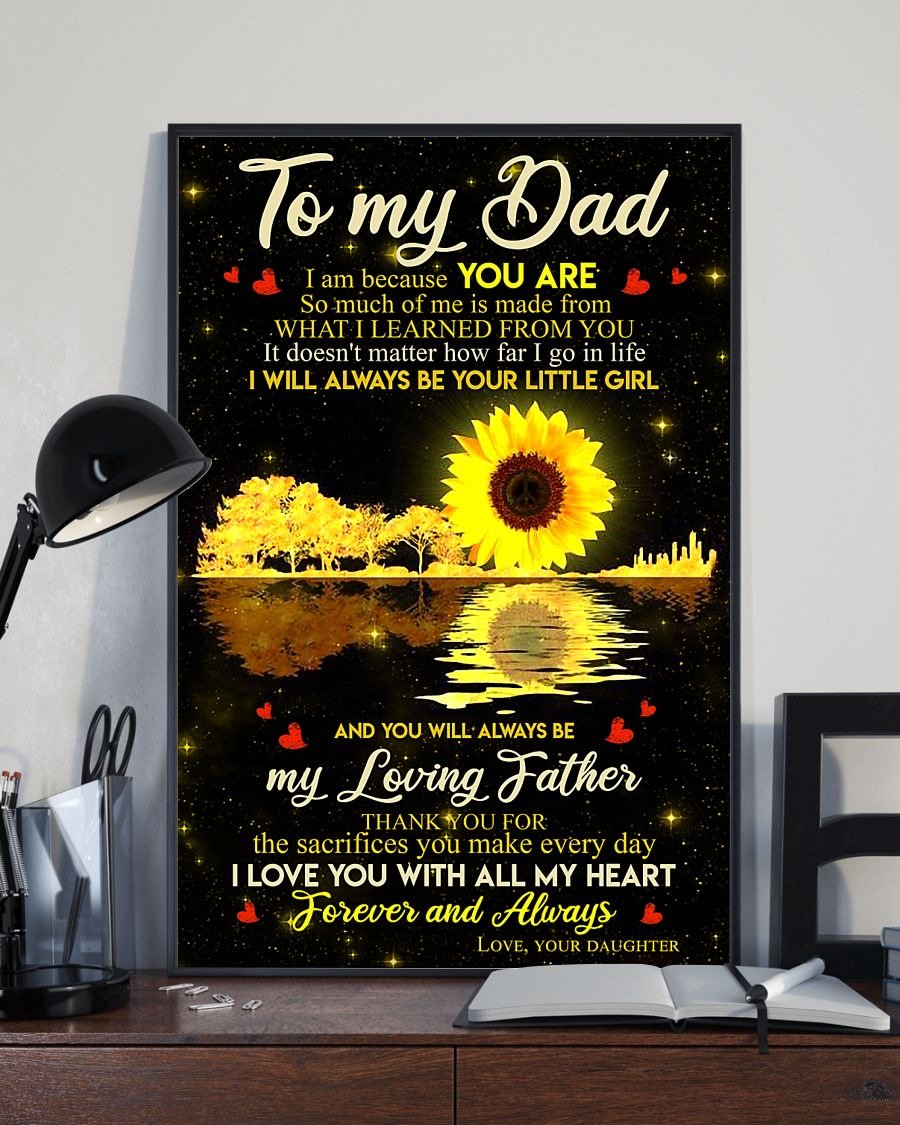 To My Dad Poster-A Loves Gift