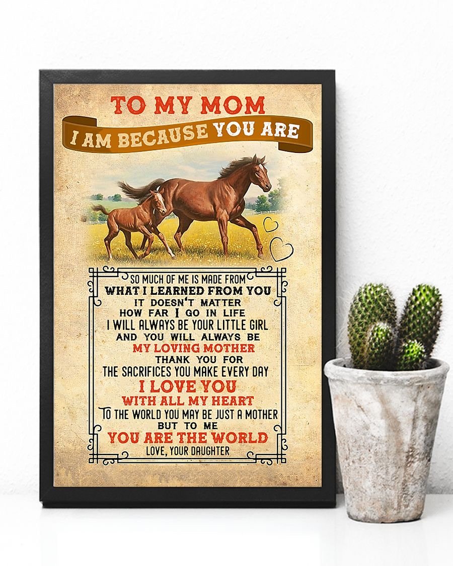 To My Mom Poster-A Loves Gift