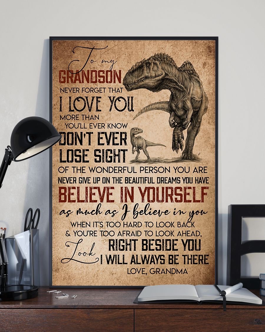 To My Grandson Poster-A Loves Gift