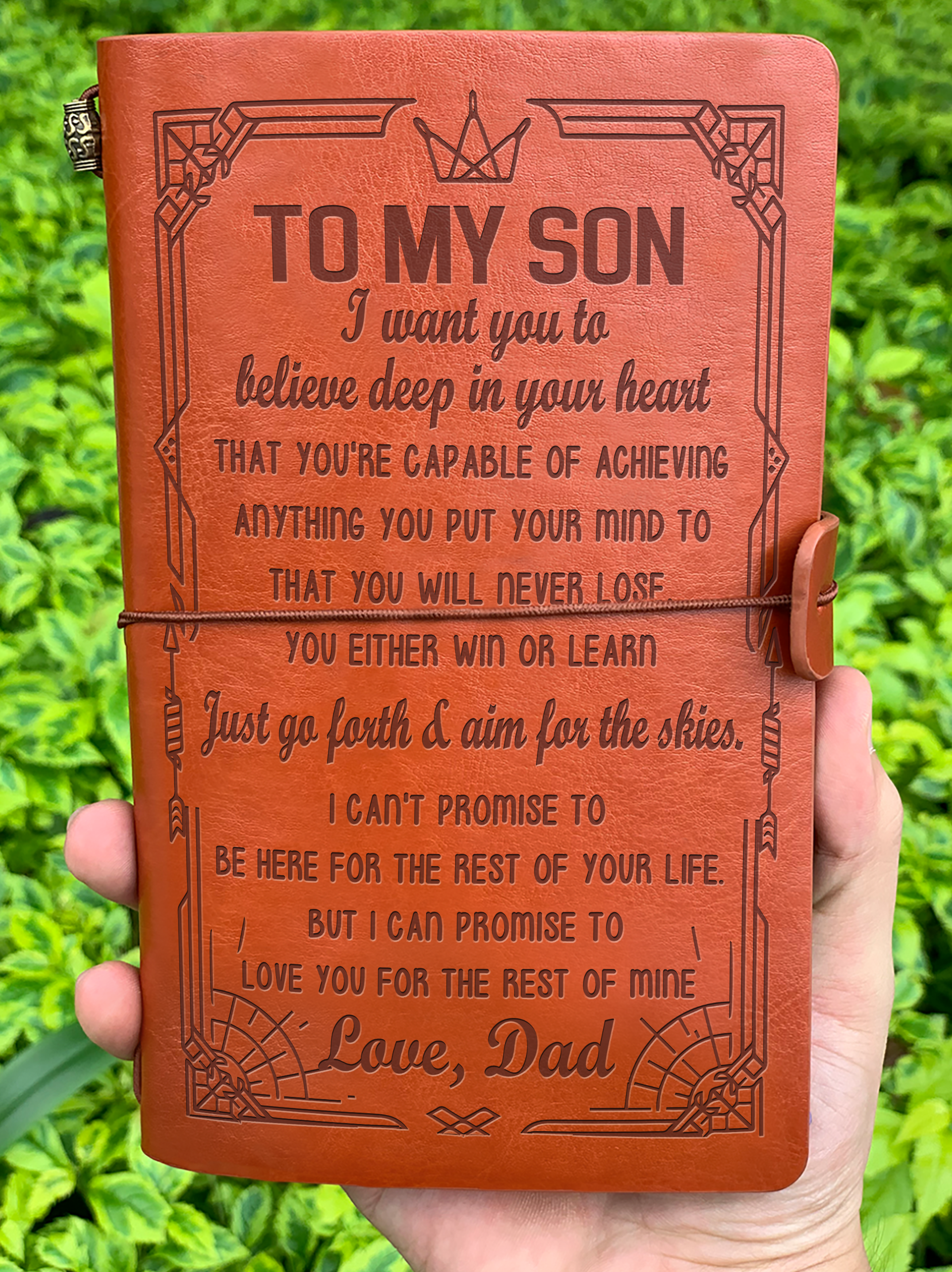 To My Son - Vintage Journal Notebook-A Loves Gift