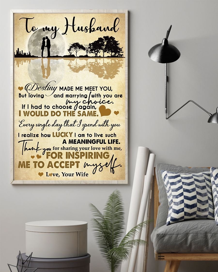 Perfect Gifts For Husband - To My Husband Poster-A Loves Gift