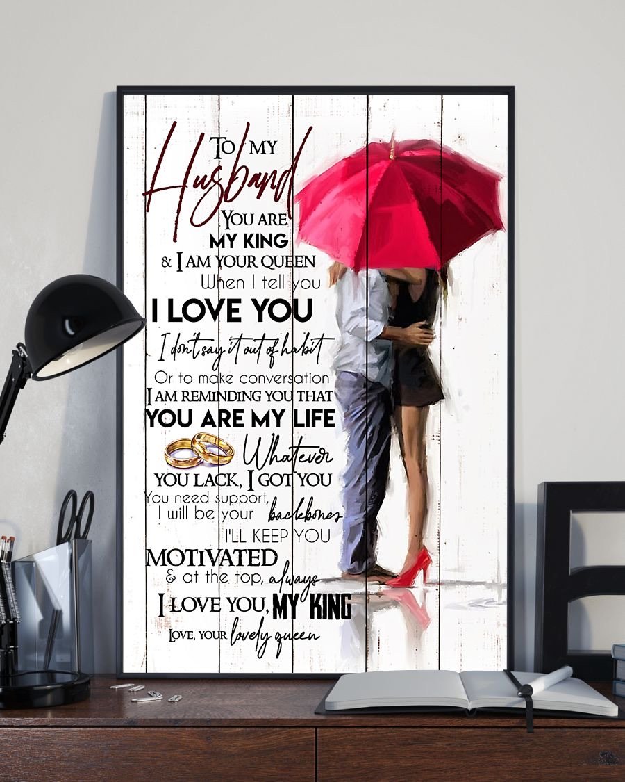 Perfect Gifts For Husband - To My Husband Poster-A Loves Gift