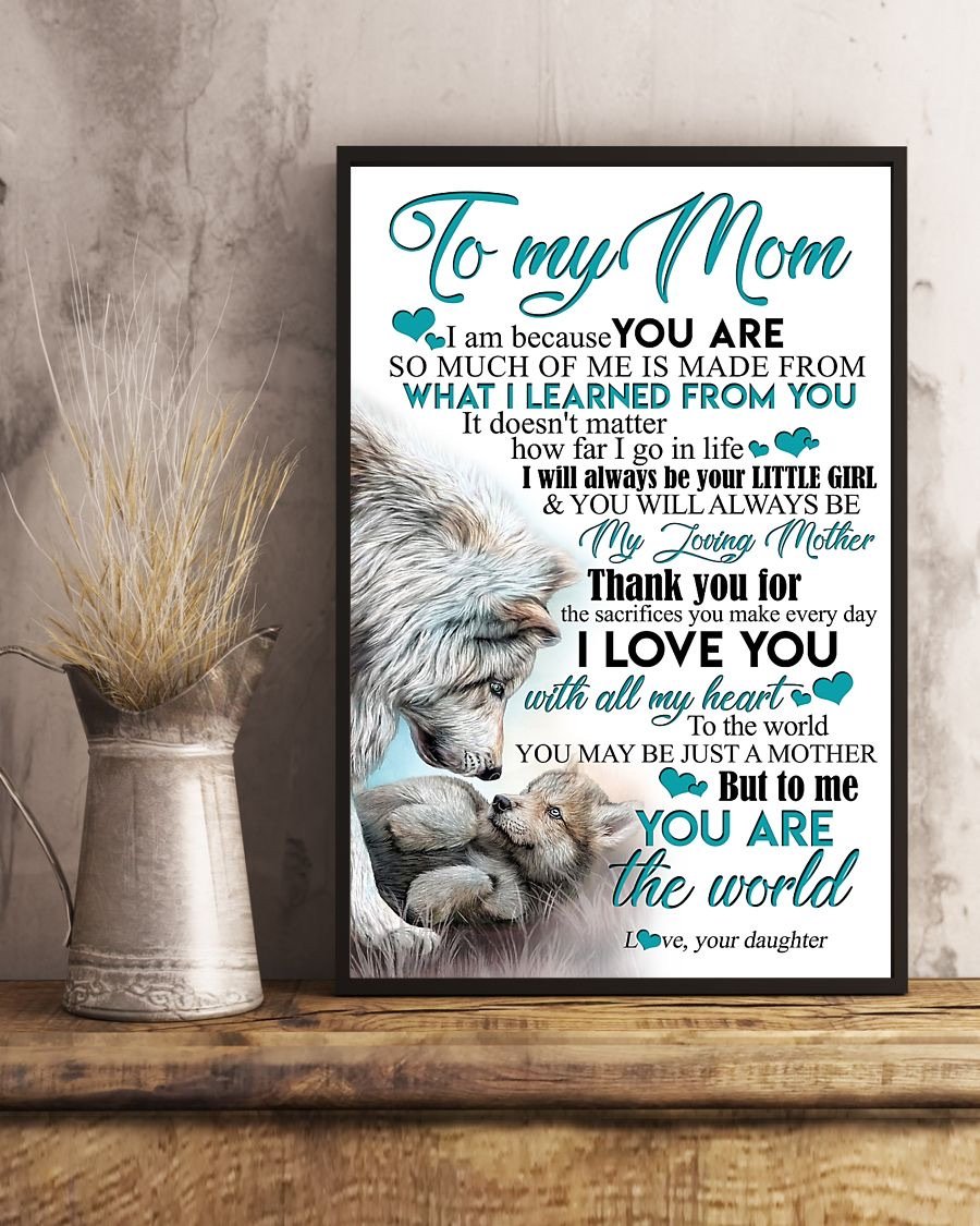 To My Mom Poster-A Loves Gift