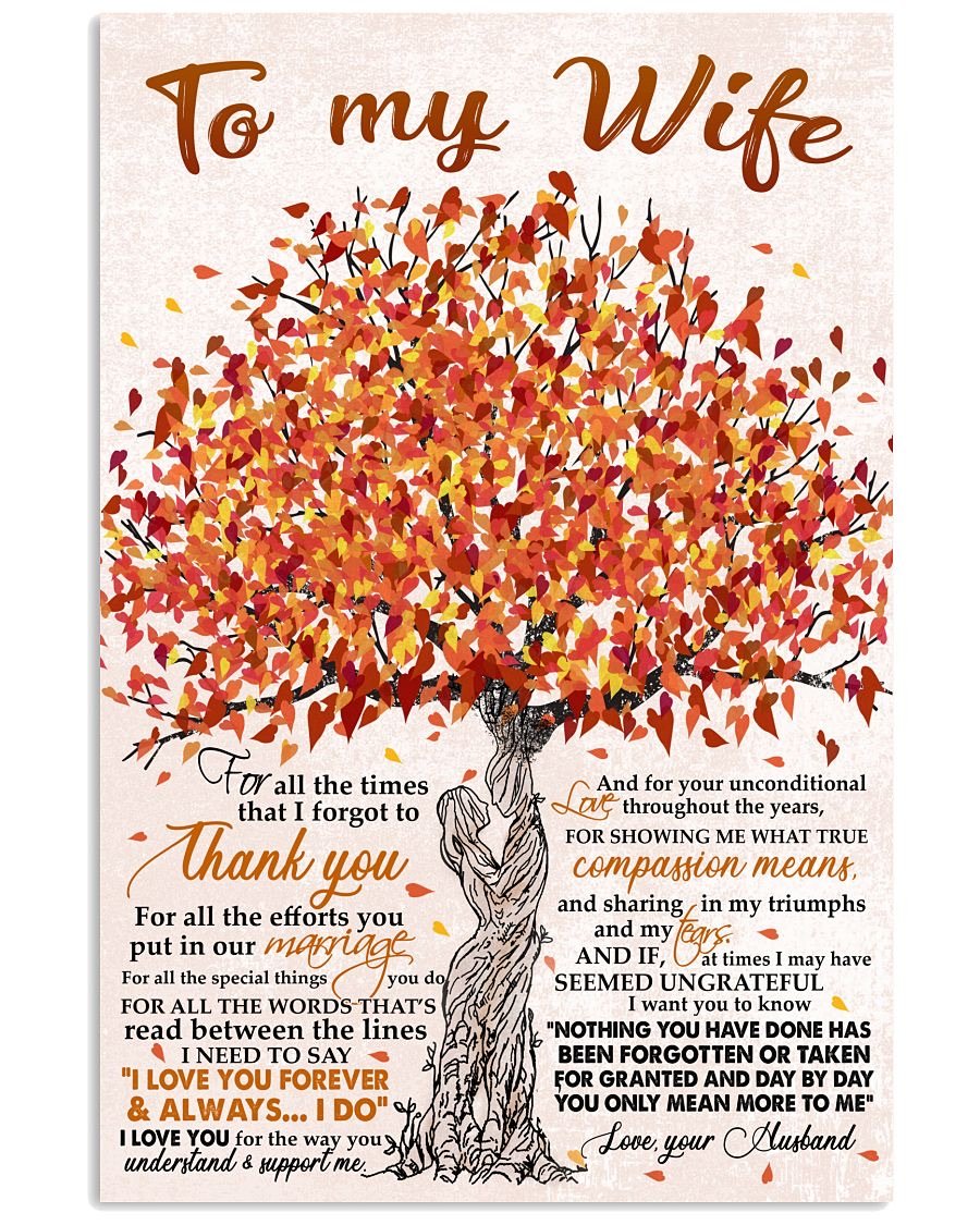 Perfect Gifts For Wife - To My Wife  Poster-A Loves Gift