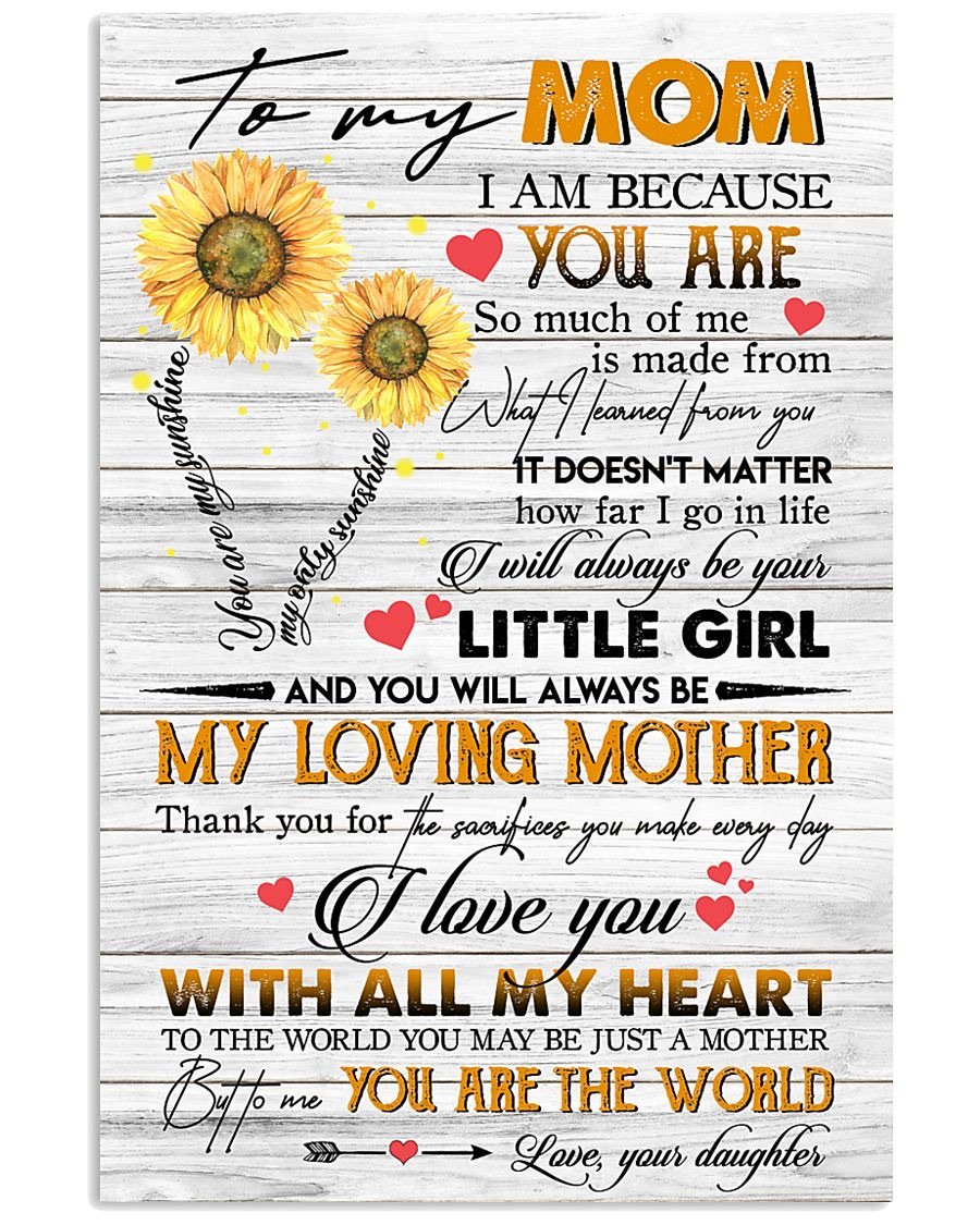 To My Mom Poster-A Loves Gift