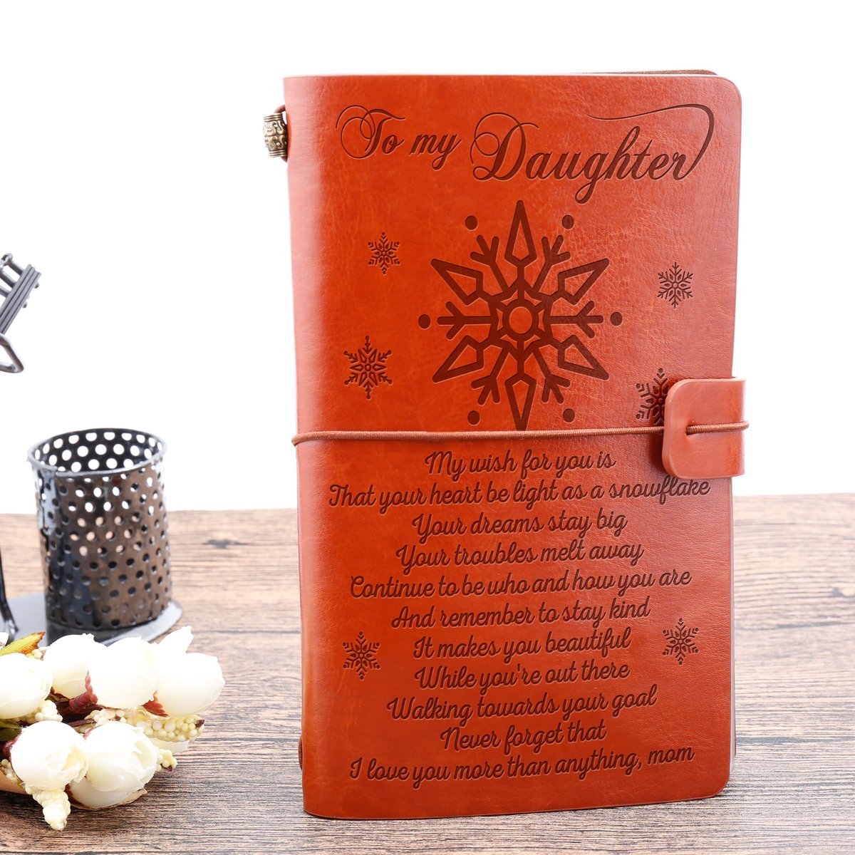 To My Daughter - Vintage Journal Notebook-A Loves Gift