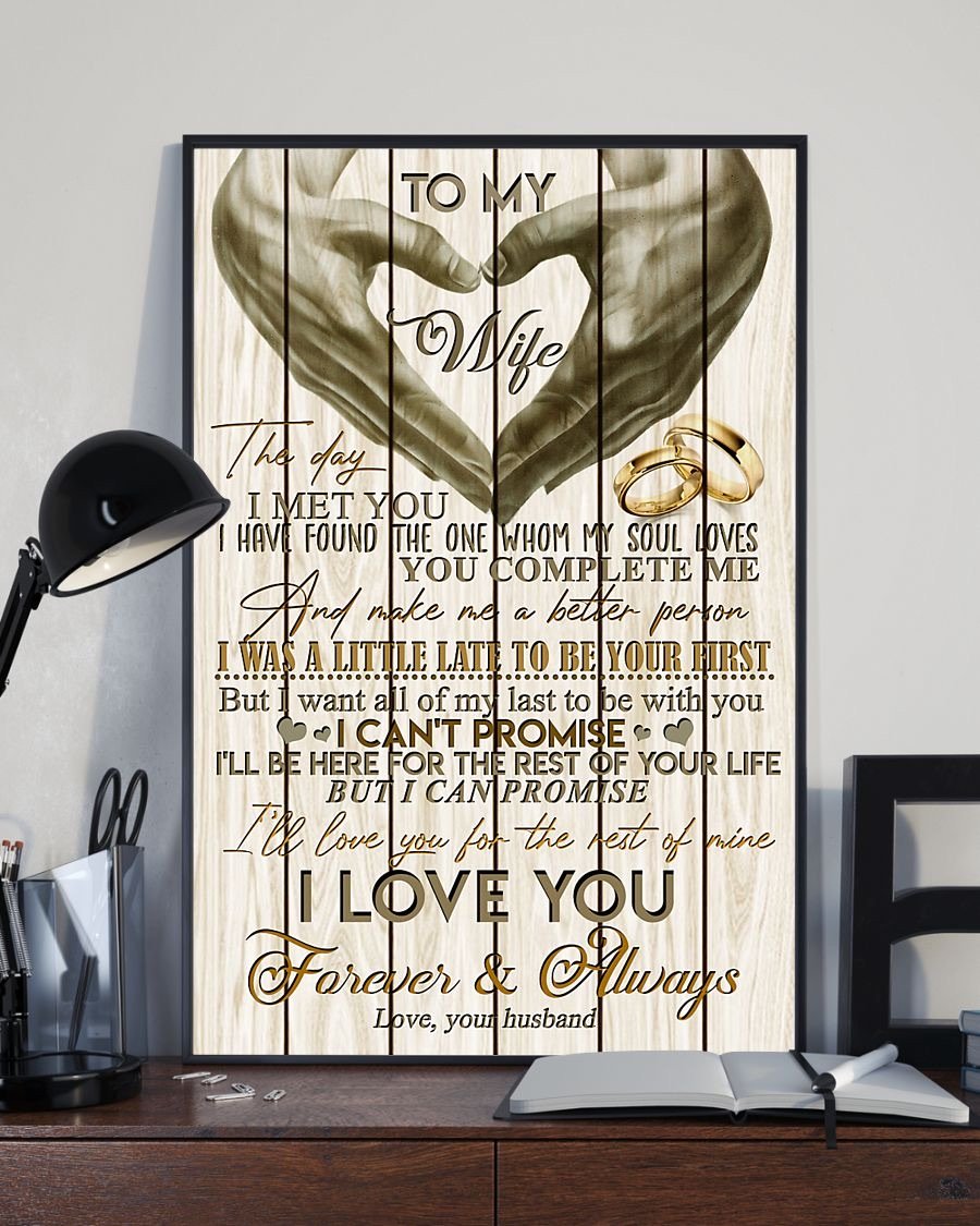 Perfect Gifts For Wife - To My Wife  Poster-A Loves Gift