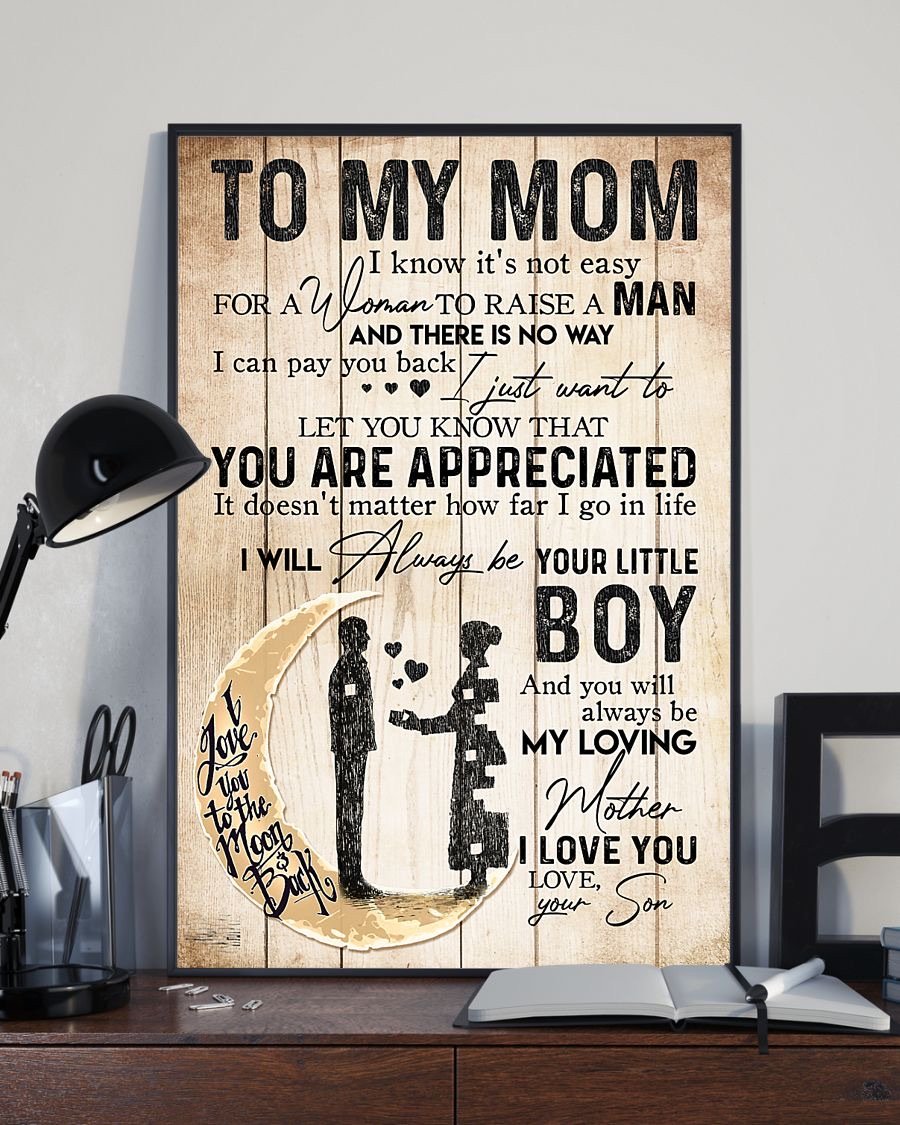To My Mom Poster-A Loves Gift