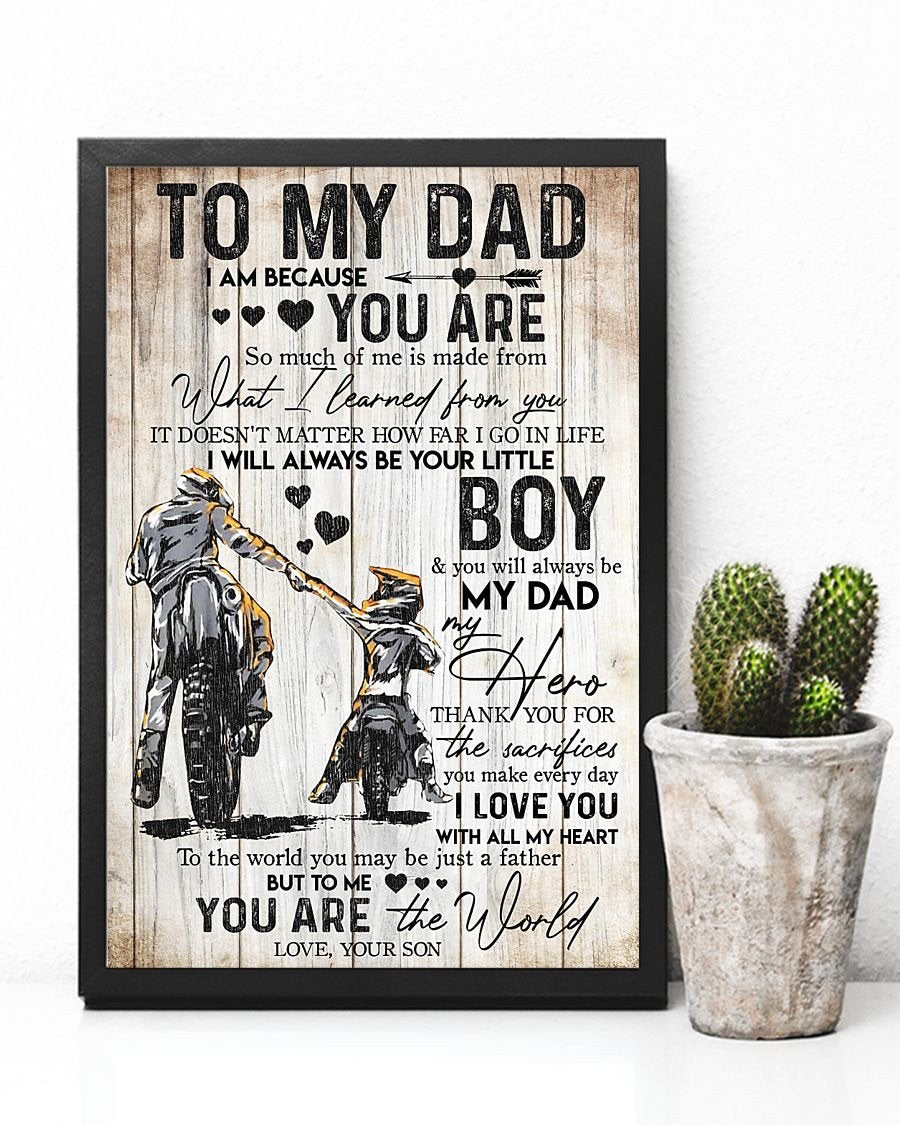 To My Dad Poster-A Loves Gift