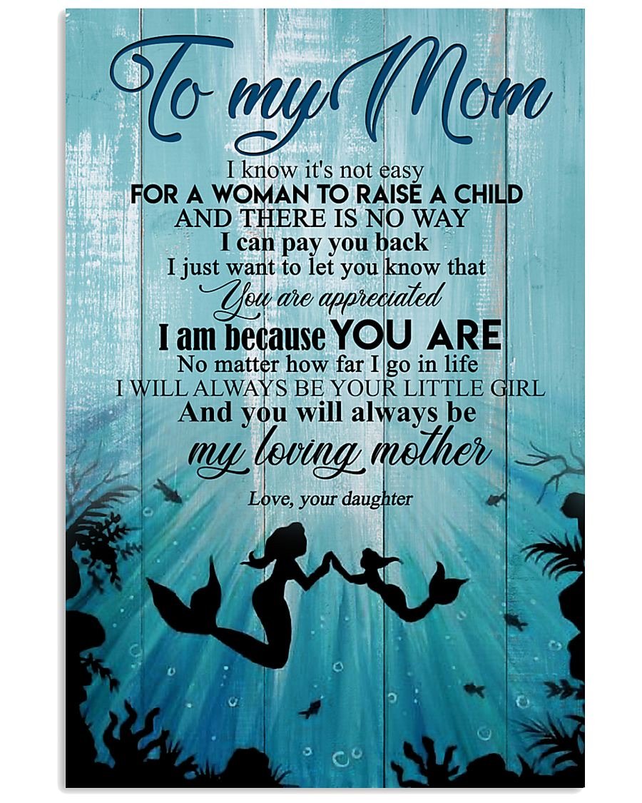 To My Mom Poster-A Loves Gift