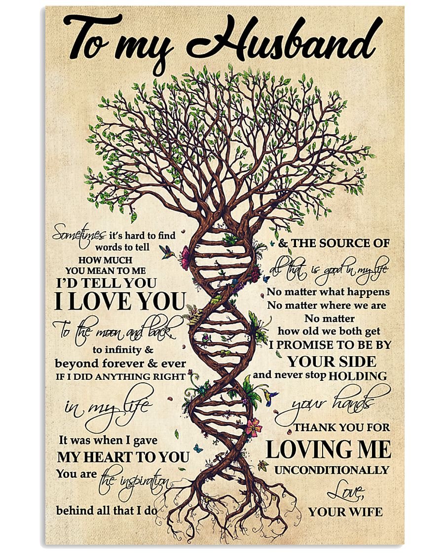 Perfect Gifts For Husband - To My Husband Poster-A Loves Gift