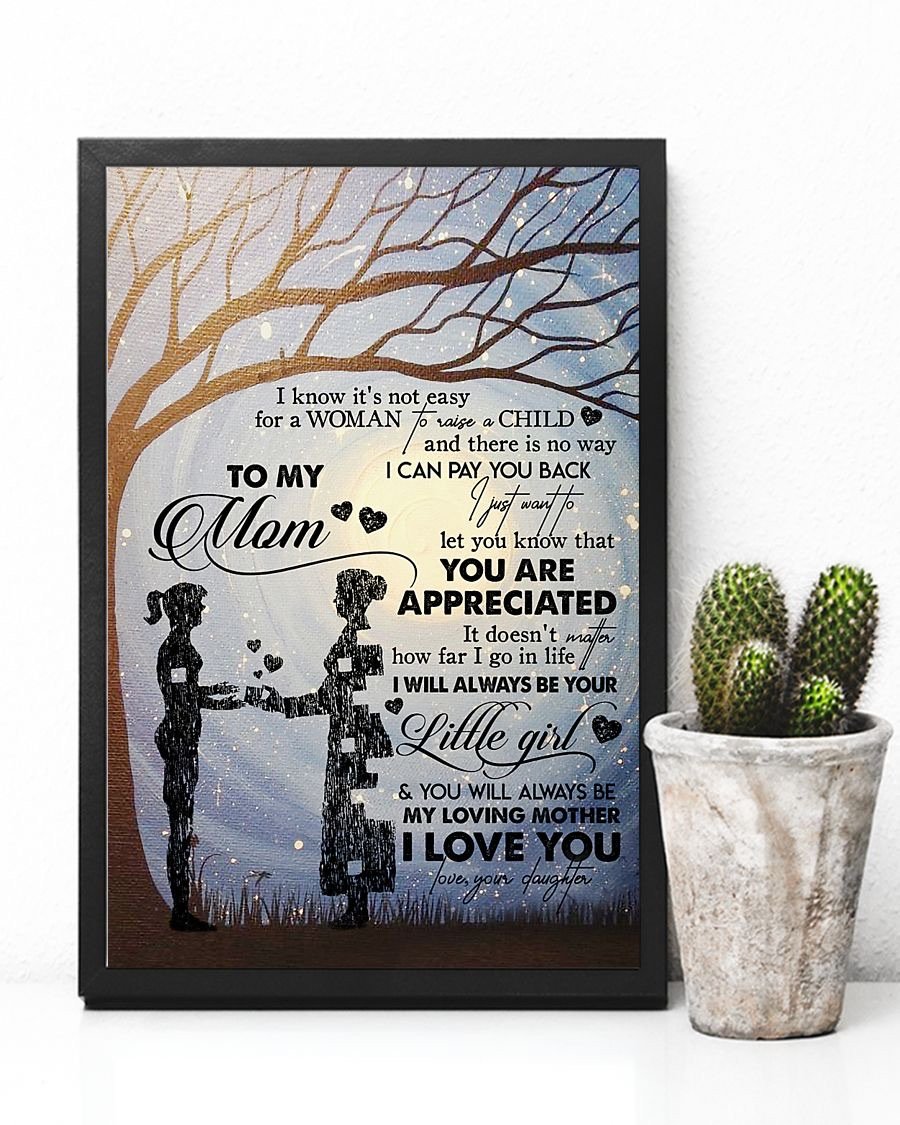 To My Mom Poster-A Loves Gift