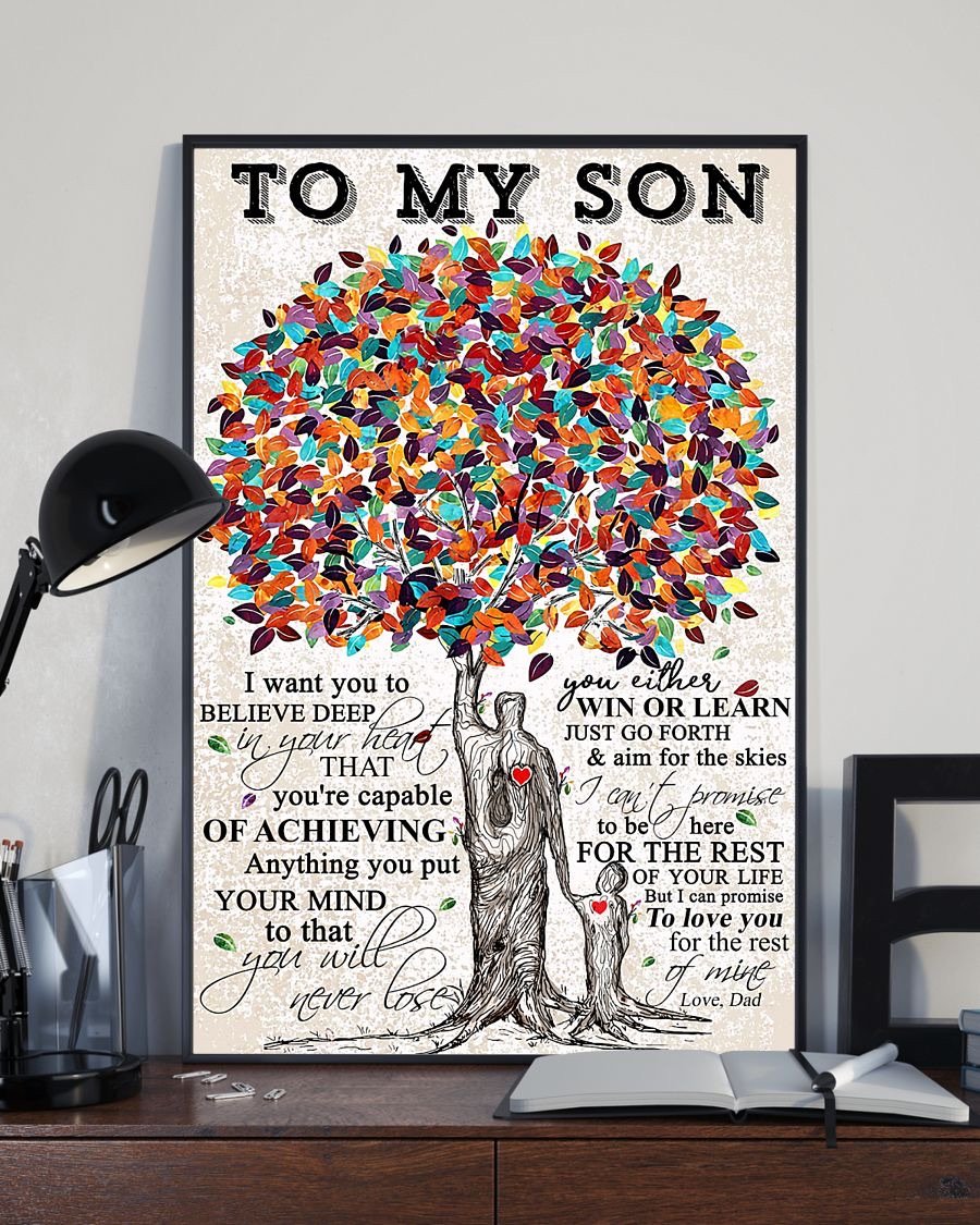 To My Son Poster - Great Gifts For Your Son-A Loves Gift