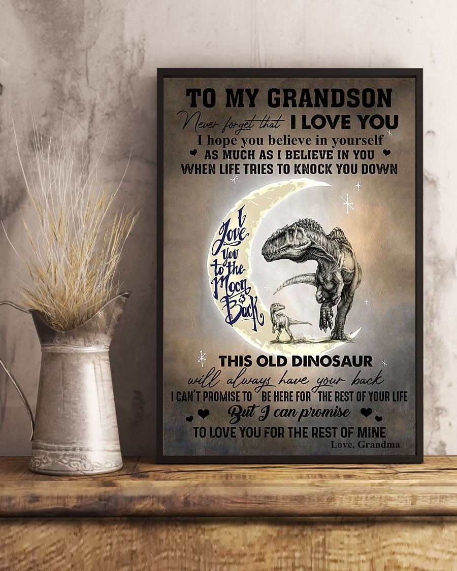 To My Grandson Poster-A Loves Gift