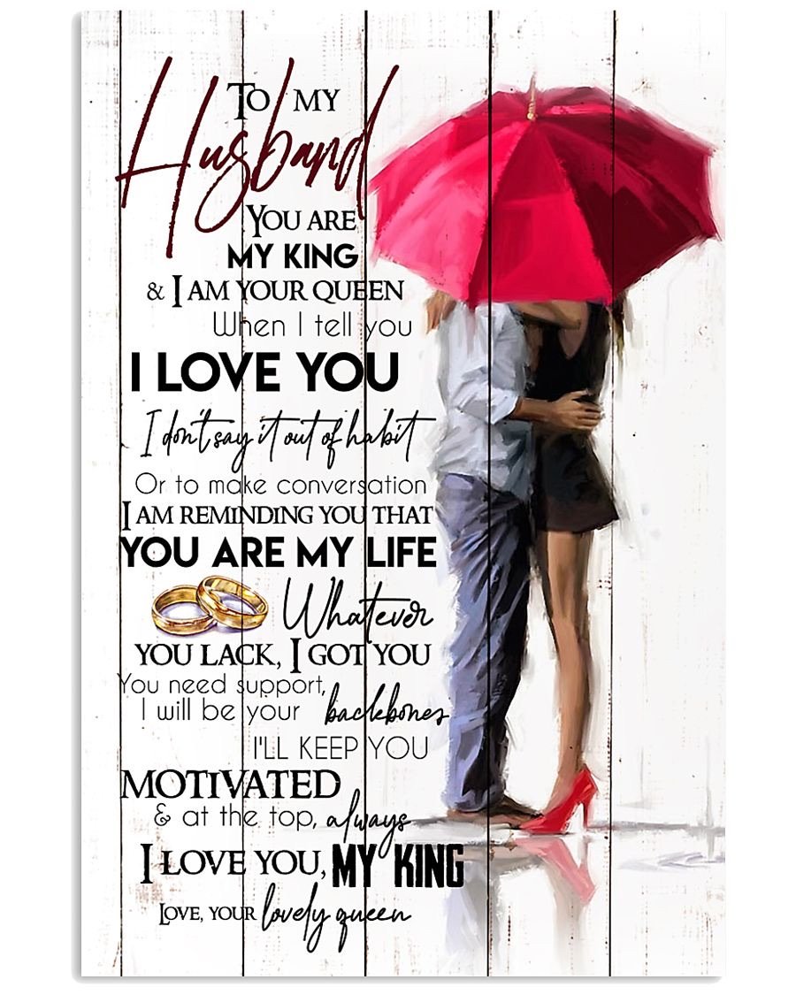 Perfect Gifts For Husband - To My Husband Poster-A Loves Gift