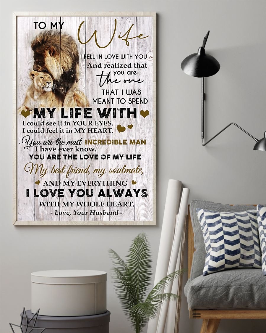 Perfect Gifts For Wife - To My Wife  Poster-A Loves Gift