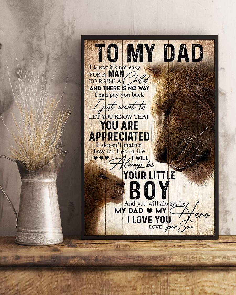 To My Dad Poster-A Loves Gift