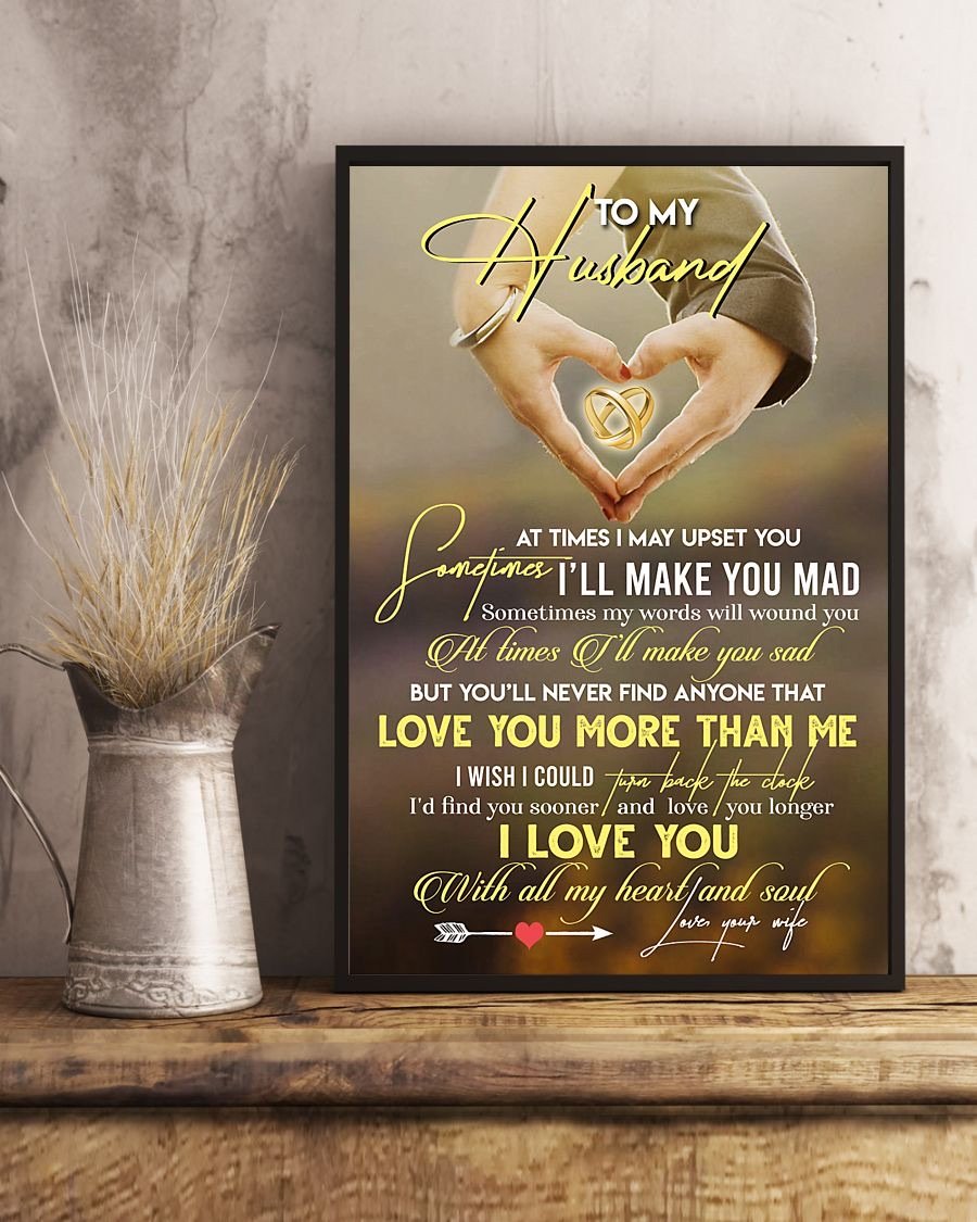 Perfect Gifts For Husband - To My Husband Poster-A Loves Gift