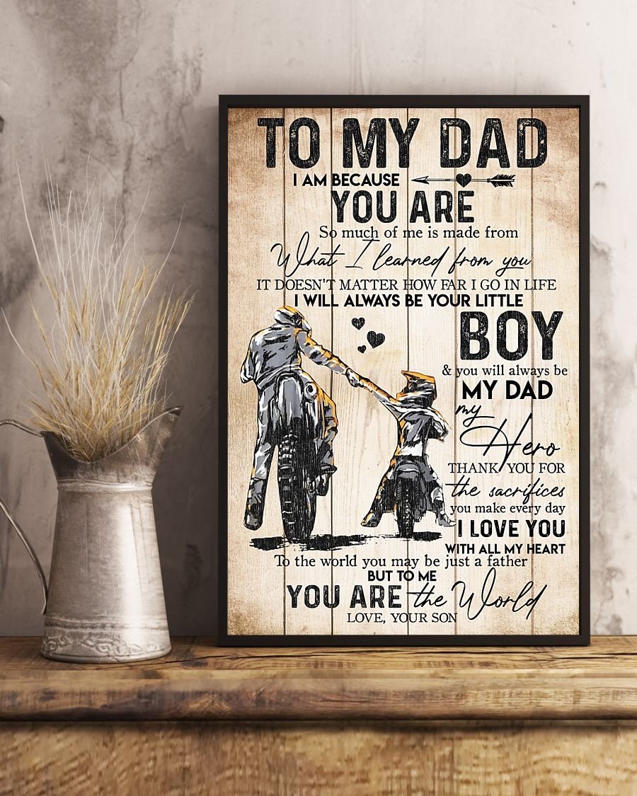 To My Dad Poster-A Loves Gift