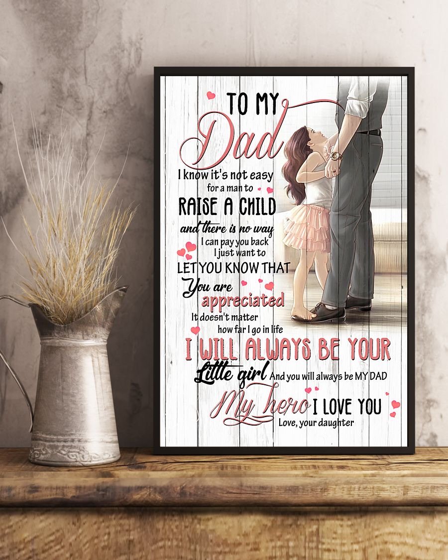 To My Dad Poster-A Loves Gift