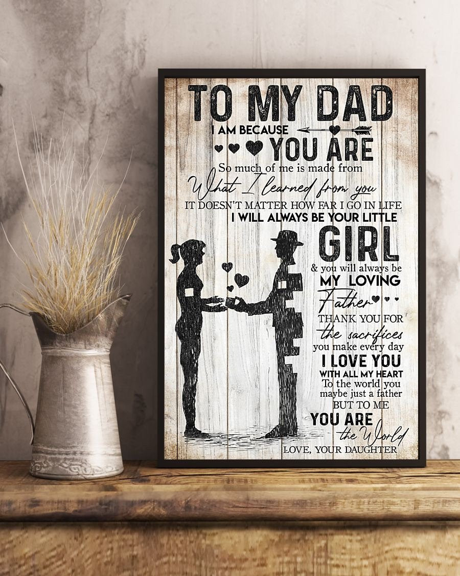 To My Dad Poster-A Loves Gift