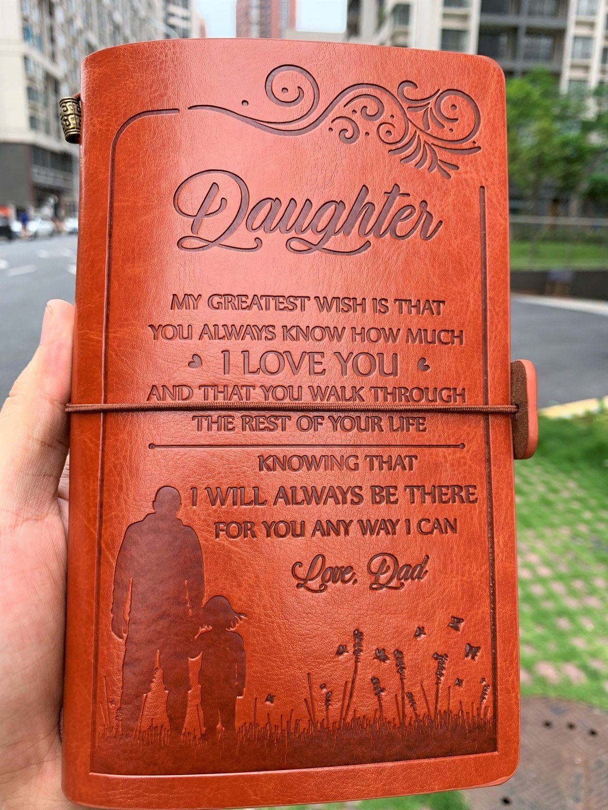 To My Daughter - Vintage Journal Notebook-A Loves Gift