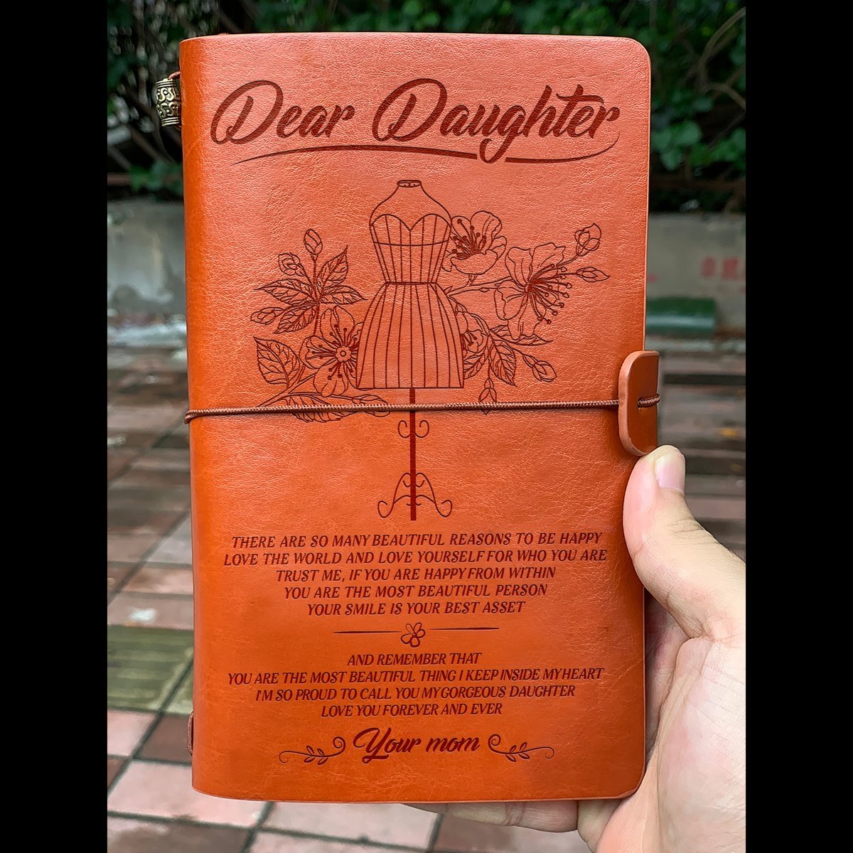 To My Daughter - Vintage Journal Notebook-A Loves Gift